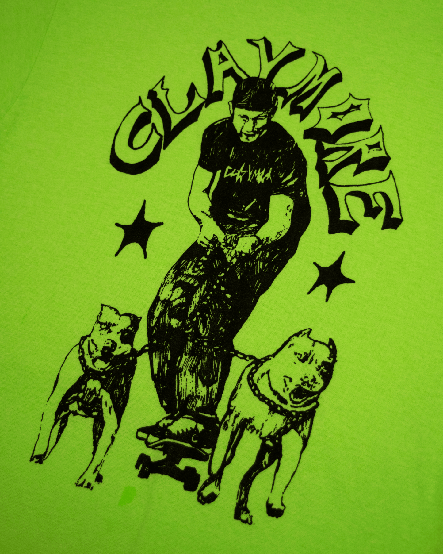 TDLUKE Dawg Tee (Neon Green)