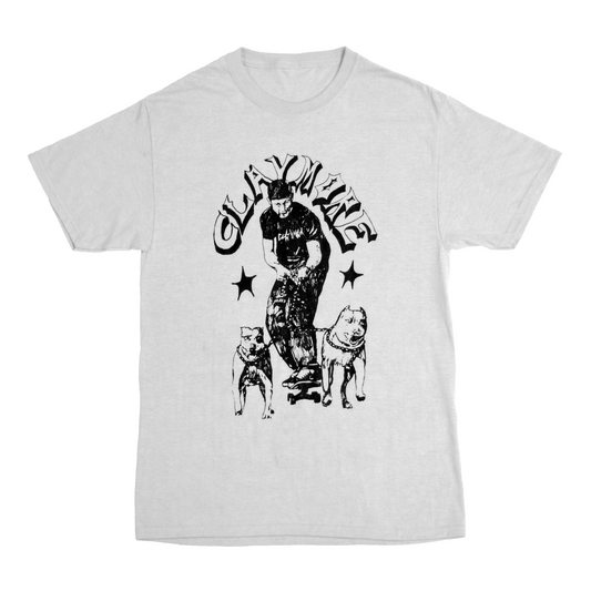 TDLUKE Dawg Tee (White)